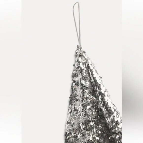 ZARA SEQUIN MIDI DRESS - Picture 5 of 5